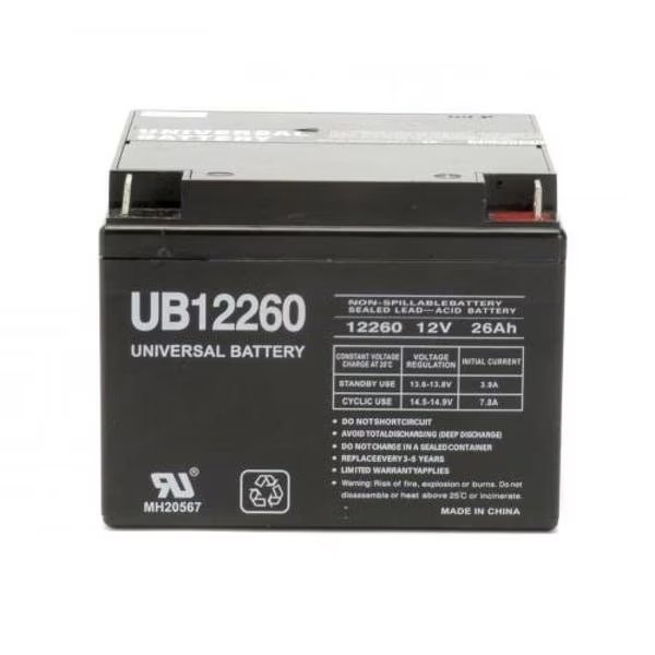 Sealed Lead Acid Battery, Ereplacements, Mfr#: UB12260-ER